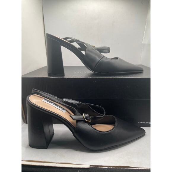 STEVE MADDEN MAEGAN BLACK PATENT Size 8.5M - Picture 5 of 10